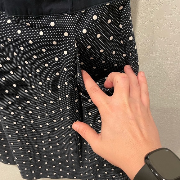 Tommy Hilfiger Navy Blue White Polka Dots Mini BodyCon Dress Size 2 - Picture 9 of 12